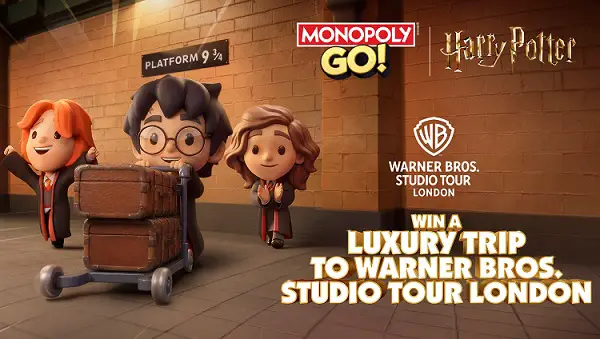 MONOPOLY GO! Butter Sweepstakes – Win a London Harry Potter Experience