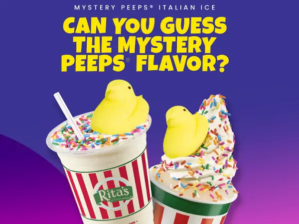 Mystery PEEPS Italian Ice Flavor Guessing Contest – Win Free Rita’s Ice for a Year! (5 Winners)
