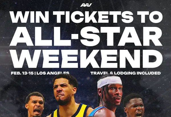 AAV 2026 NBA All-Star Game Sweepstakes – Win a Trip to the NBA All-Star Weekend