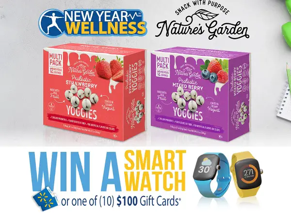 New Year Wellness 2026 Sweepstakes – Win a Smart Watch or $100 Walmart Gift Card