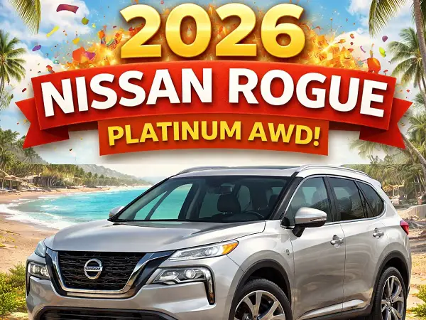 Win a 2026 Nissan Rogue Platinum AWD!