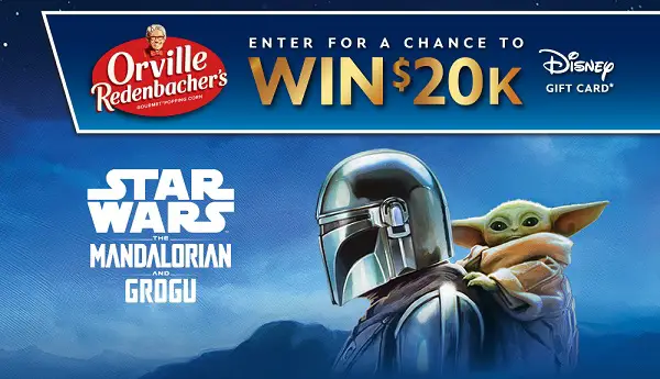 Orville Redenbacher’s Sweepstakes: Win $20,000 Disney Gift Cards!
