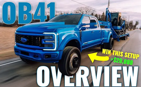 Own Boss Supply Truck Giveaway: Win a FORD F450, Skid Steer, Excavator, Trailer & $20k Cash!