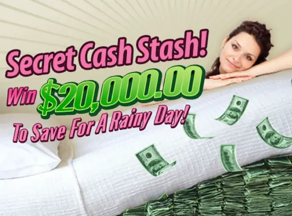 PCH Secret Stash Cash Giveaway – Win $20000 Cash for Rainy Day!