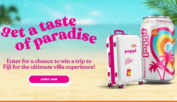 Poppi x Love Island Giveaway: Win Fiji Trip for Two!