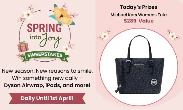 Shop LC Spring Joy Giveaway – Win Daily Prizes Like Dyson Airwrap & iPads