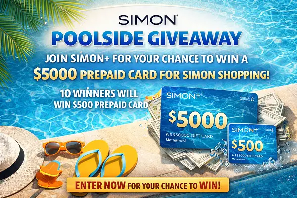 Simon Poolside Giveaway – Win $5,000 Shopping Cash!