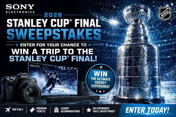Sony Sweepstakes: Win Stanley Cup Final Trip!