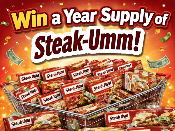 Cheesesteak Giveaway: Win a Year Supply of Steak-Umm! (24 Winners)