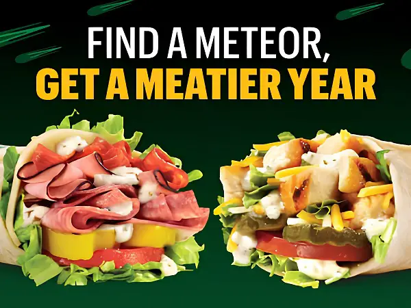 Subway Meteorite Finder Sweepstakes: Win Subway Sandwiches for a Year!