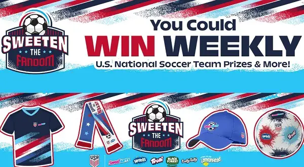 Sweeten the Fandom Giveaway – 3,786 Weekly Soccer Prizes