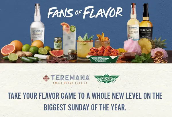 Teremana Fans of Flavor Sweepstakes – Win the Ultimate Big Game Party Setup!