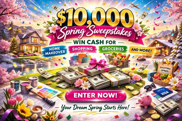 $10K Spring Sweepstakes – Refresh Your Home & Lifestyle!