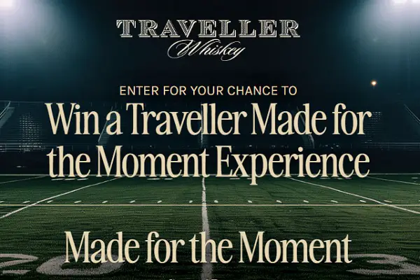 Traveller Made for the Moment Experience Sweepstakes 2026