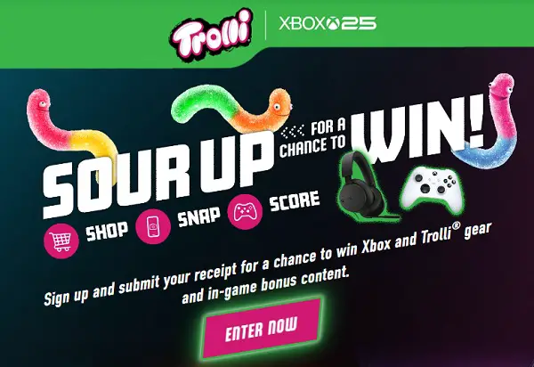 Trolli Gaming Sweepstakes – Win Xbox Gaming Package & Epic Game Codes