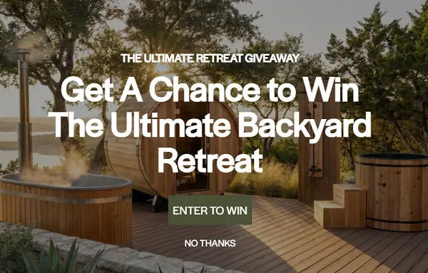 Win Backyard Spa & Wellness Sanctuary!