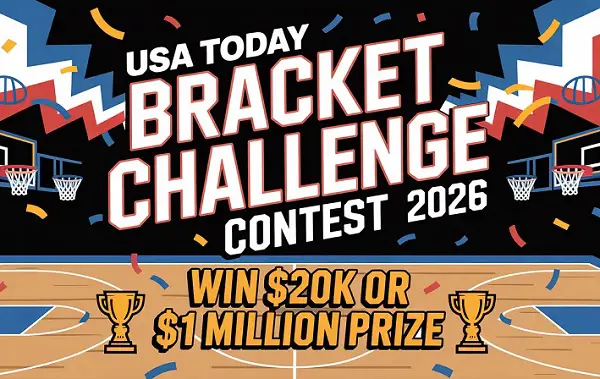 USA TODAY Bracket Challenge Contest 2026 – Win $20K or $1 Million Prize
