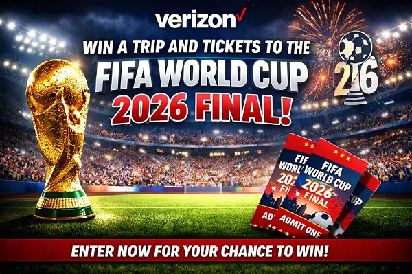 Verizon Sweepstakes: Win FIFA World Cup 2026 Final Trip