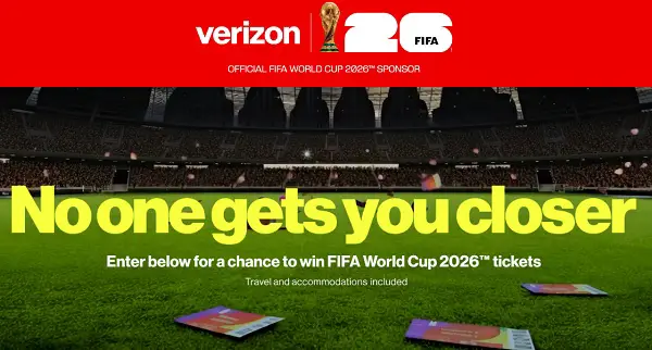 Verizon Denver Flyaway Giveaway: Win FIFA World Cup 2026 Tickets! (7 Winners)