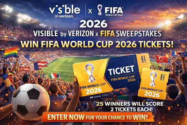 Verizon FIFA Sweepstakes: Win FIFA World Cup 2026 Tickets! (25 Winners)