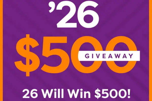 VITALANT 26 in ’26 Sweepstakes: Win $500 Gift Card! (26 Winners)