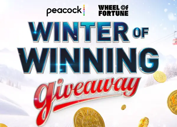 Wheel of Fortune Peacock Winter of Winning Giveaway – Win $5,000 Cash