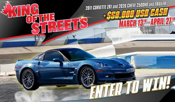 Win a 2026 Chevy 2500HD, Corvette ZR1 + $50K Cash!
