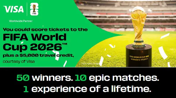 Win FIFA World Cup 2026 Match Tickets + $5,000 Travel Credit! (50 Winners)