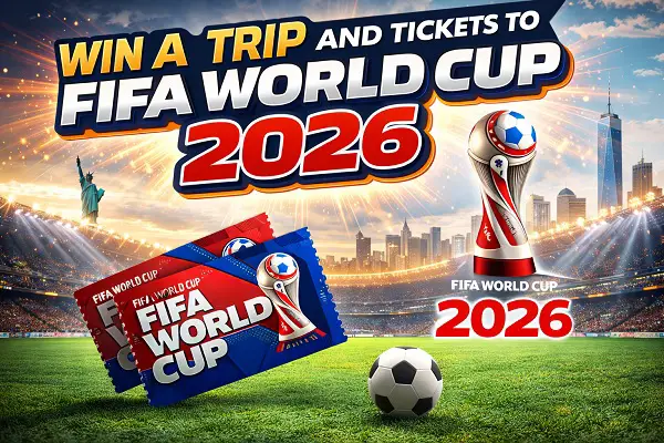 Win FIFA World Cup 2026 Tickets + Travel Package!