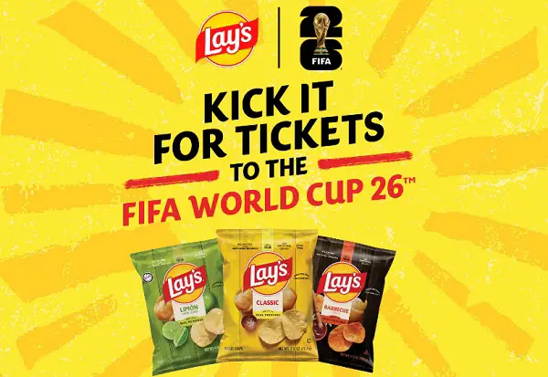 Lay’s FIFA World Cup 2026 Ticket Giveaway – Win a Fan Flyaway Trip! (3 Winners)
