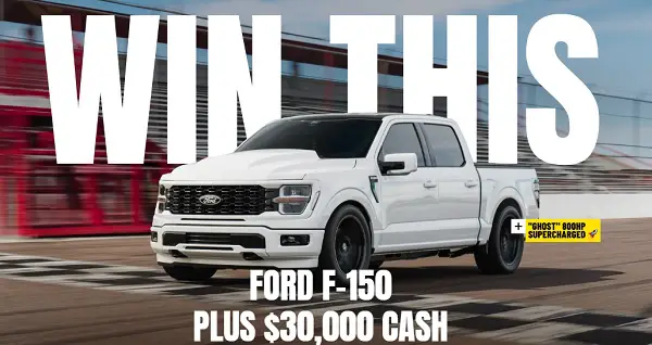 ENRforce Ford Truck Giveaway – Win F-150 & $30K Cash