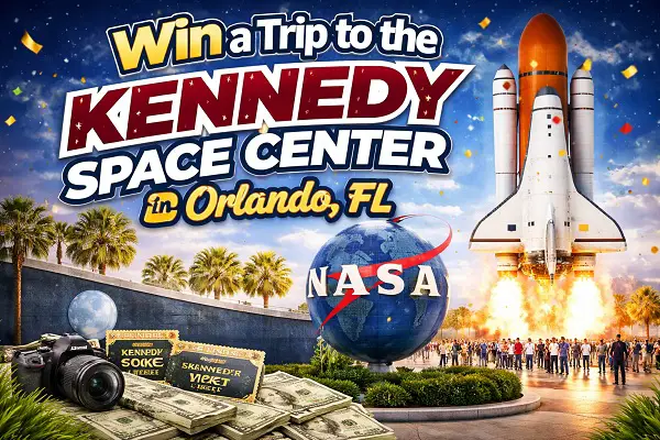 Win Kennedy Space Center Trip for 2! (3 Winners)