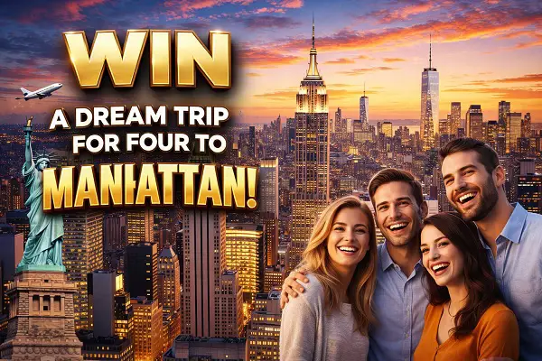 Meet Me in Manhattan Sweepstakes: Win a Trip for Four to Manhattan