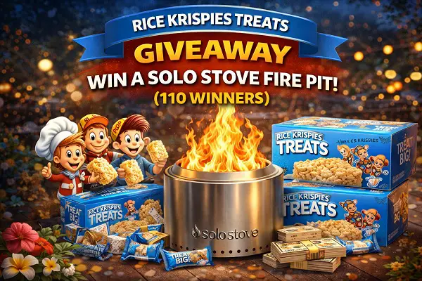Rice Krispies Treats Giveaway - Win a Solo Stove Fire Pits! (110 Winners)