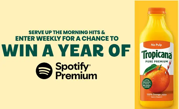 Win Free Spotify Premium for a Year! (100 Winners)