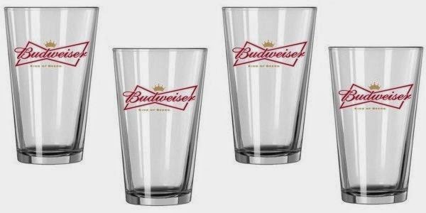 Budweiser Glassware Giveaway