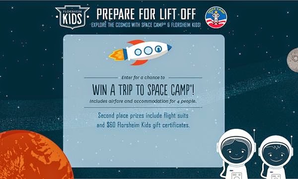 Florsheim.com Space Camp Sweepstakes