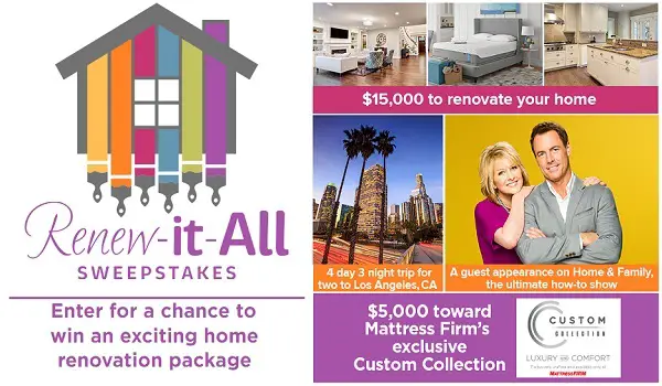 Hallmark Channel Renew It All Sweepstakes