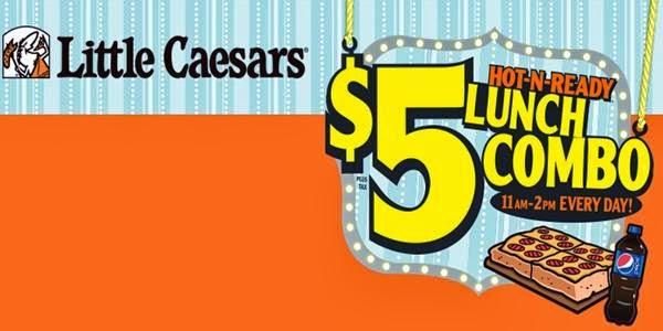 Little Caesar $5 Lunch Combo Sweepstakes