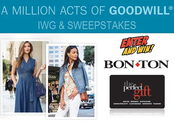 Million Acts of Goodwill IWG and Sweepstakes