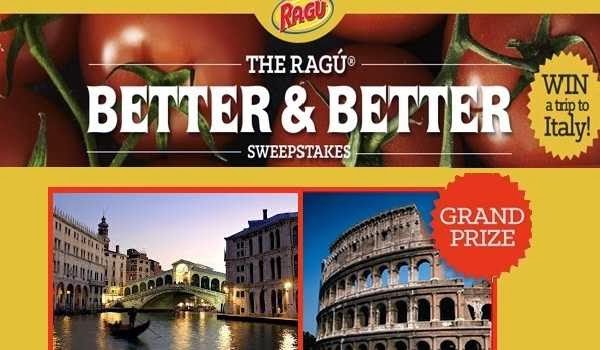 Ragu Better and Better Sweepstakes