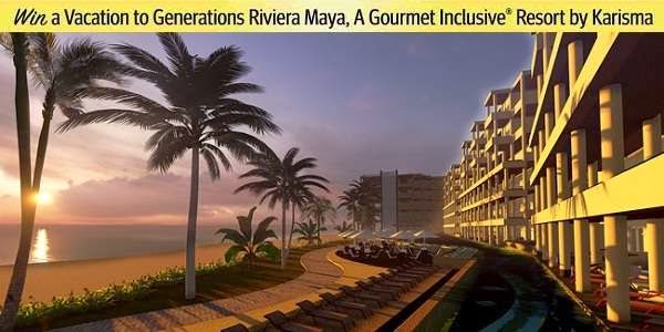 Vacation to Generation Riviera Maya Sweepstakes