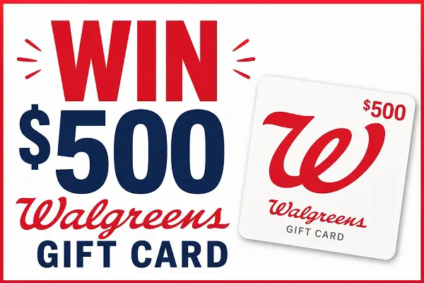 Win $500 Gift Card for Walgreens Feedback in Survey Sweeps on Walgreenslistens.com