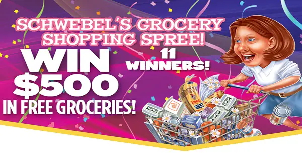 Win $1000 Schwebel's Grocery Shopping Spree
