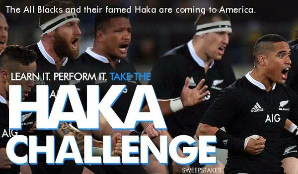 Do the Haka Challenge Sweepstakes