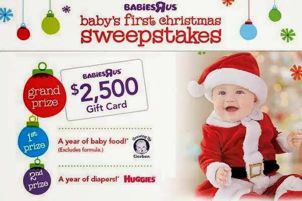 Babies R Us Baby's First Christmas Sweepstakes 2014