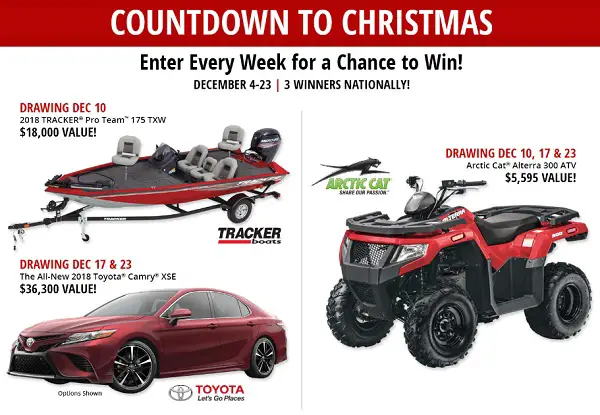 Bass Pro Countdown to Christmas Sweepstakes