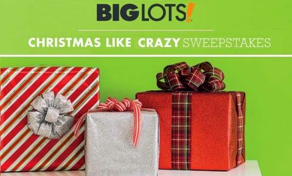 Big Lots Christmas Like Crazy Sweepstakes