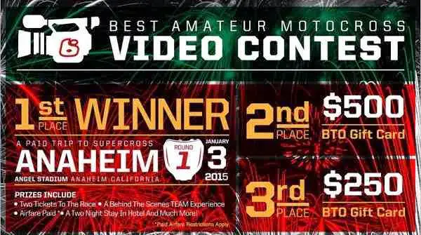 BTO Sports A1 SX Amateur Video Contest
