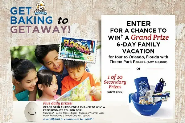 Get Baking to Get Away Sweepstakes